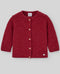 Cardigan rosu din lana cu nasturi