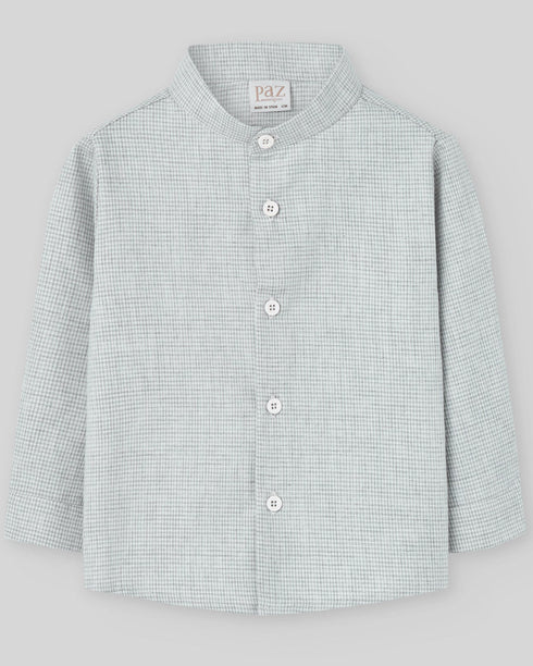 Camasa din bumbac cu carouri mici