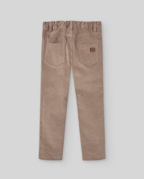 Pantaloni din catifea reiata din bumbac