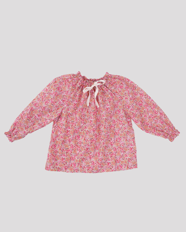 Camasa din bumbac cu maneci bufante