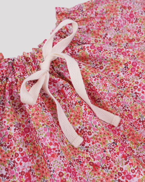 Camasa din bumbac cu maneci bufante