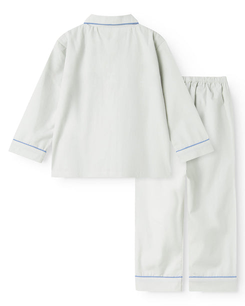 Set Pijama albastra din bumbac