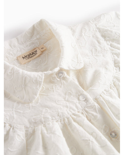 Camasa cu maneci lungi si fundite brodate