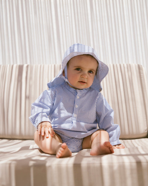 Palarie cu dungi albastre MarMar Copenhagen