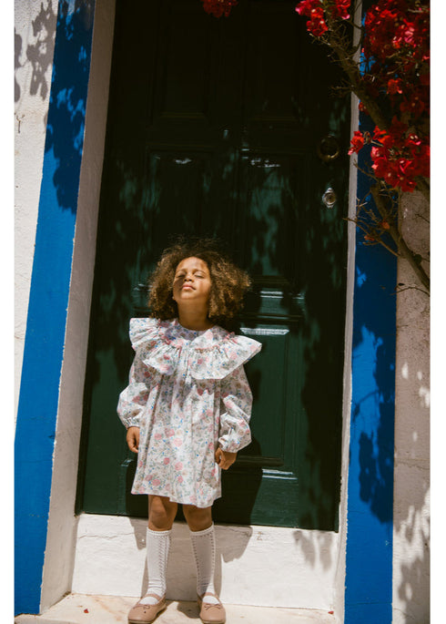 Rochie florala cu guler maxi MarMar Copenhagen