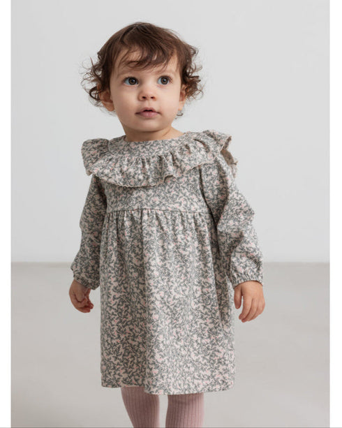 Rochie cu imprimeu floral din bumbac organic