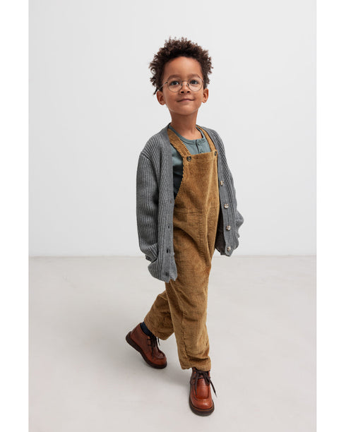 Cardigan din lana Merino cu nasturi si buzunare