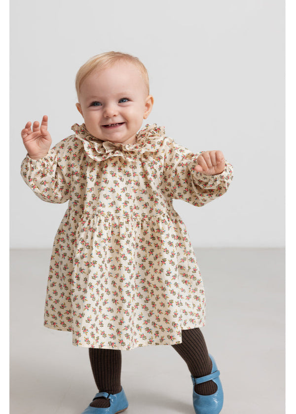 Rochie din bumbac organic cu print floral