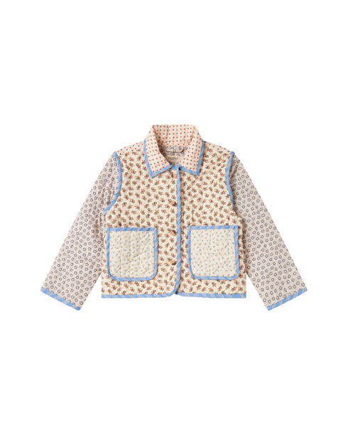 Geaca matlasata din bumbac organic