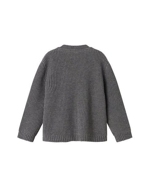 Cardigan din lana Merino cu nasturi si buzunare