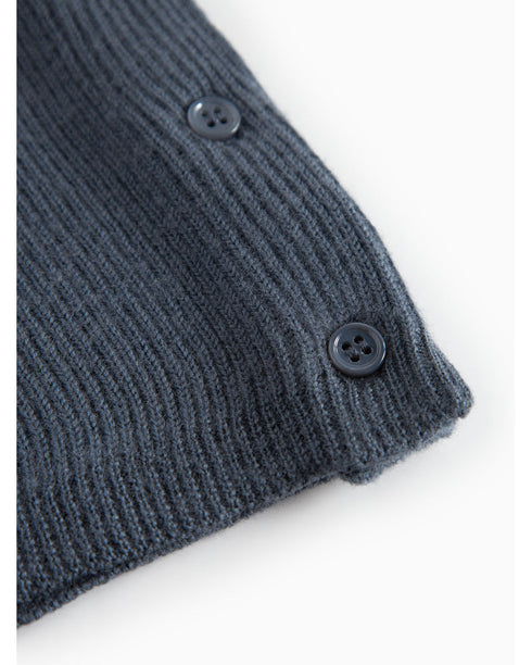 Bluza bleumarin din lana Merino 100%