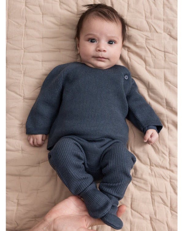 Pantaloni cu botosi din lana Merino 100%