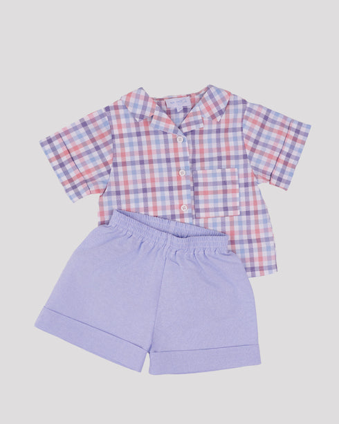 Pantaloni scurti blue din bumbac