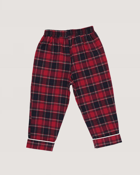 PIJAMA UNISEX CAROURI ROSII