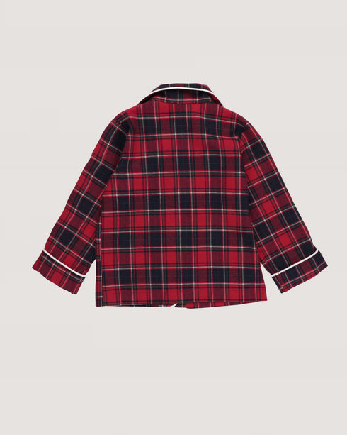 PIJAMA UNISEX CAROURI ROSII