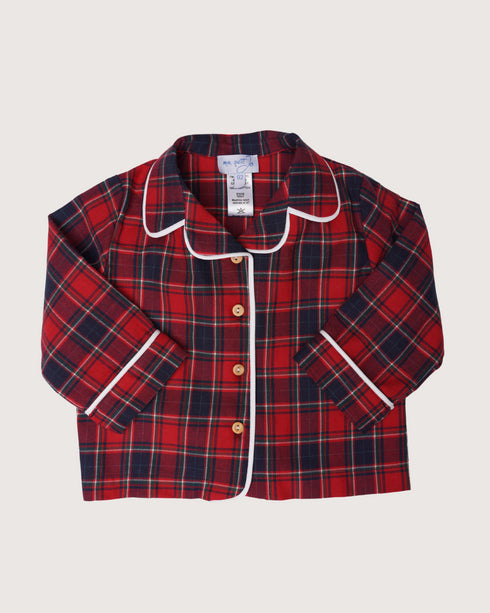 PIJAMA UNISEX CAROURI ROSII