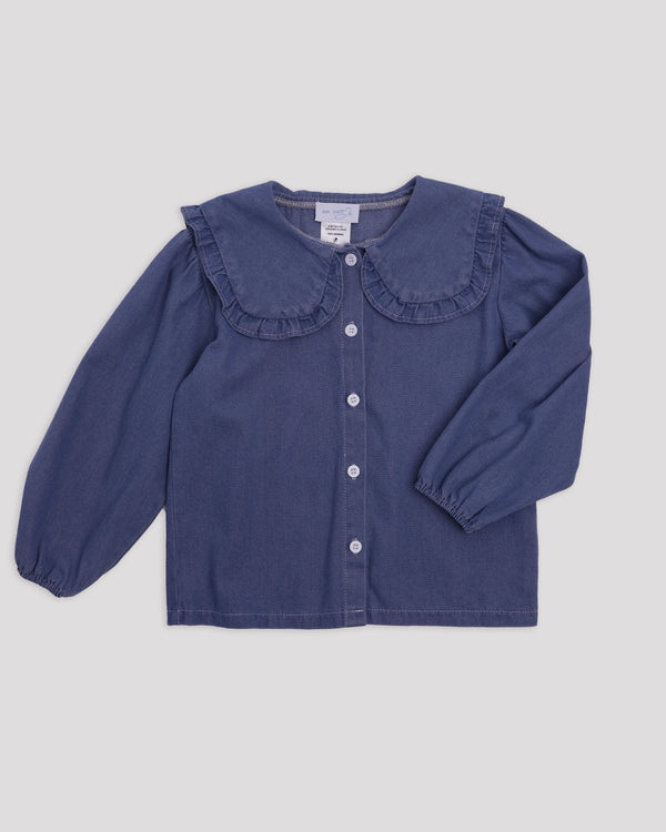 Camasa din denim cu guler oversize