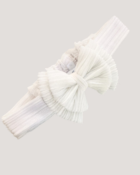 Bentita cu funda din tulle