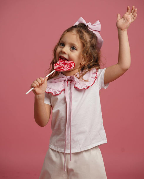 Guler detasabil cu volanașe