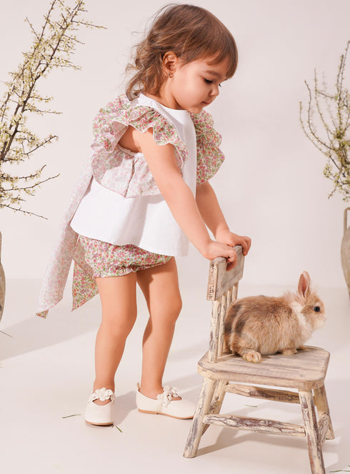 Compleu Jellyfish cu flori roz