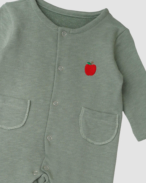 Pijama jerse bumbac verde deschis