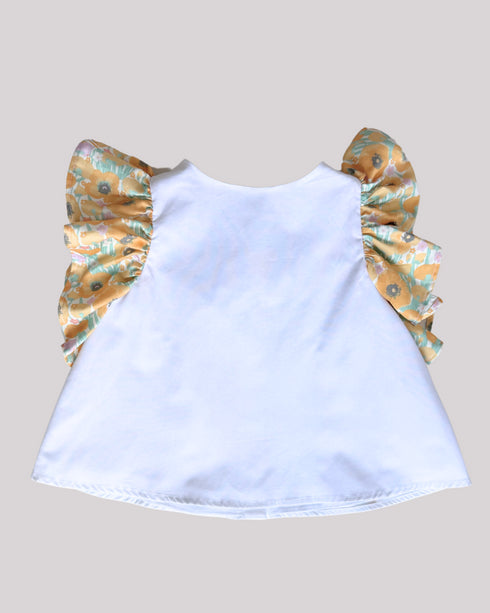 Bluza cu funda si maneci voluminoase