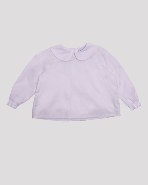 Camasa alba cu guler rotund