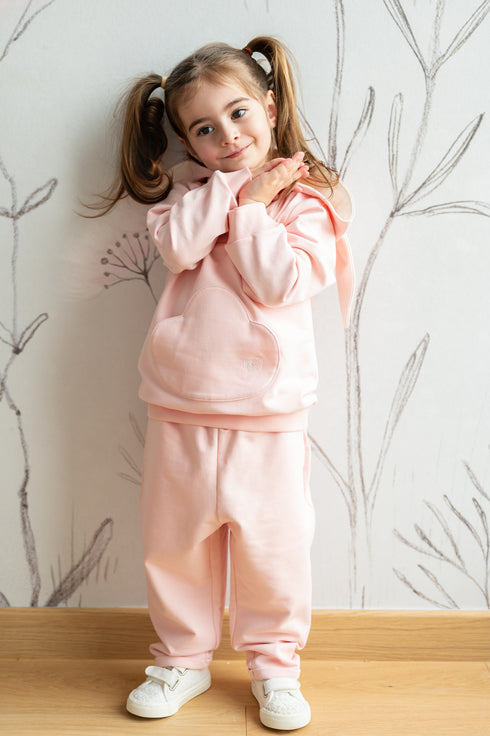 Hanorac iepure jerse roz