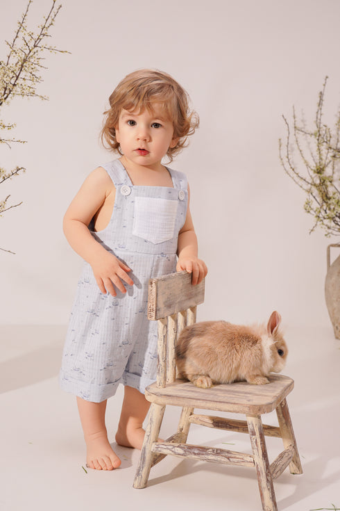 Salopeta scurta cu balene