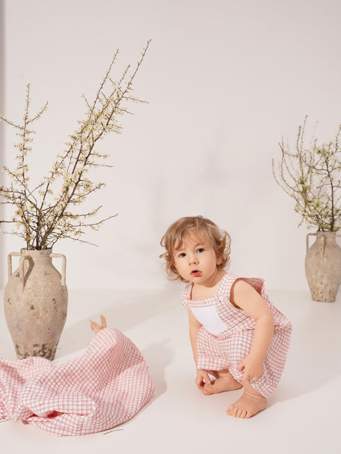 Paturica din muselina cu carouri