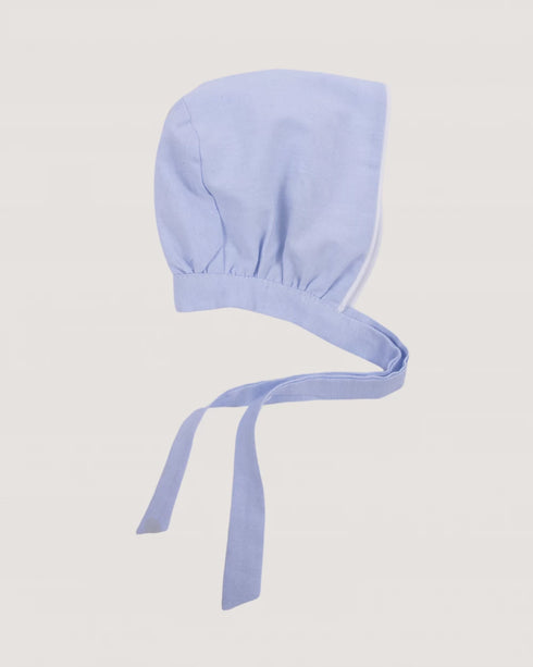 Boneta din bumbac albastru