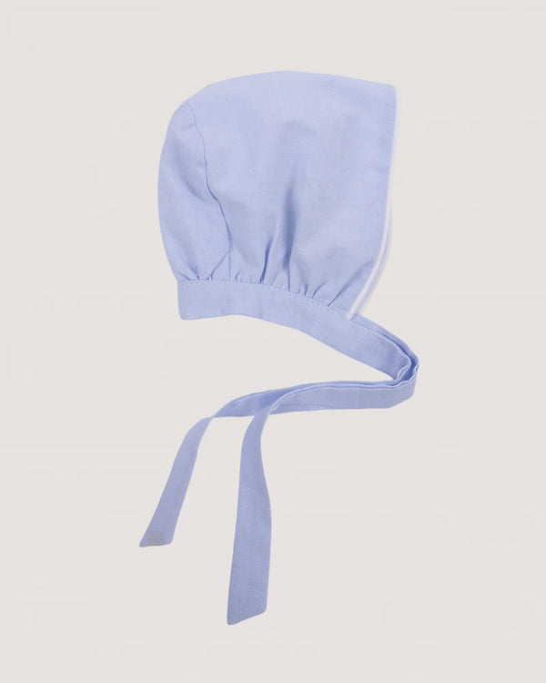 Boneta din bumbac albastru
