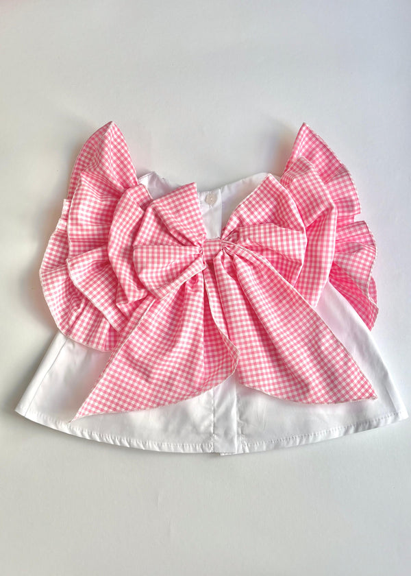 Bluza Jellyfish roz cu patratele