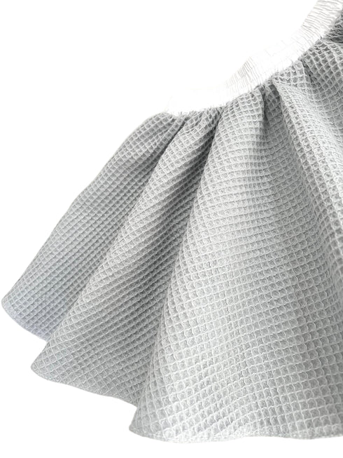 Compleu camasa si fusta waffle bumbac