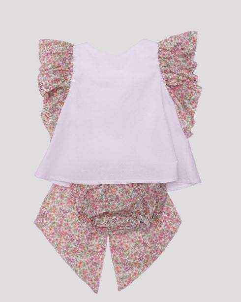 Compleu Jellyfish cu flori roz