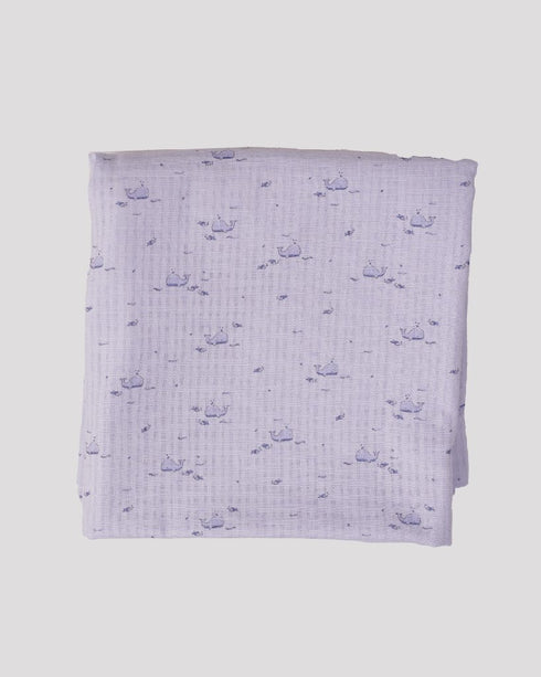 Paturica din muselina cu balene