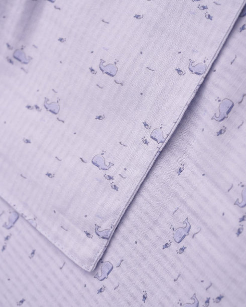 Paturica din muselina cu balene