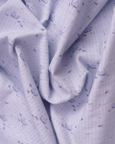 Paturica din muselina cu balene