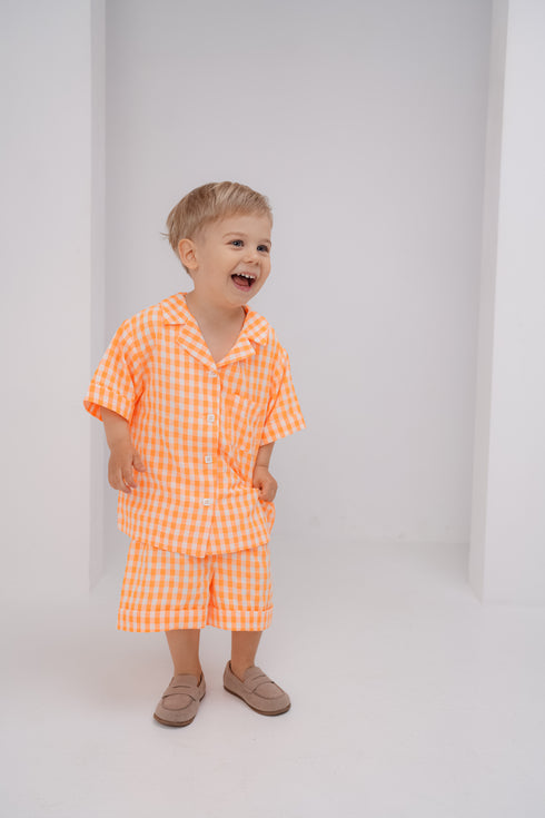 Compleu din bumbac neon