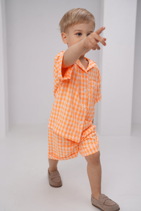 Compleu din bumbac neon