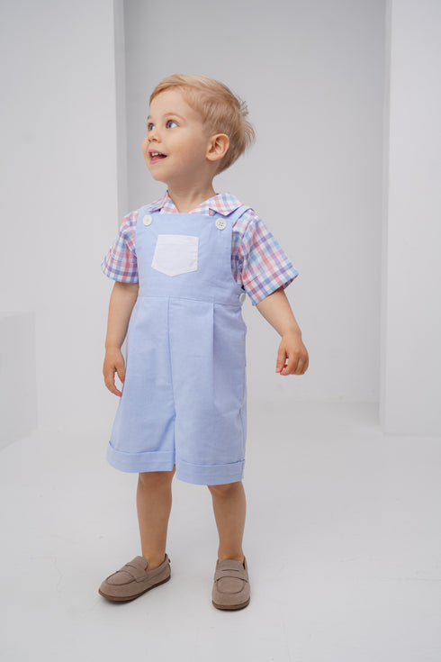 Salopeta scurta albastra