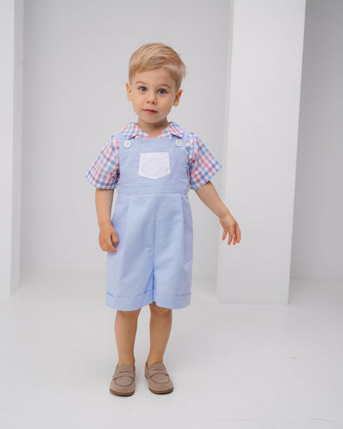 Salopeta scurta albastra