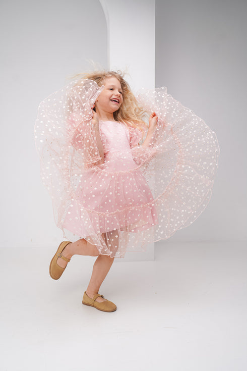 Rochie florala din tulle