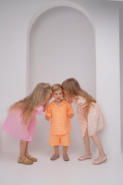 Compleu din bumbac neon