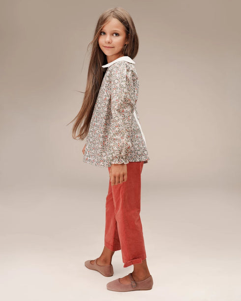 Corduroy PANTS WITH BOWS