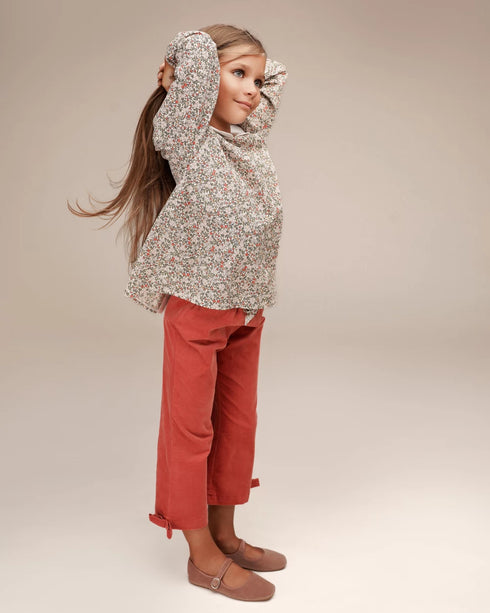 Corduroy PANTS WITH BOWS