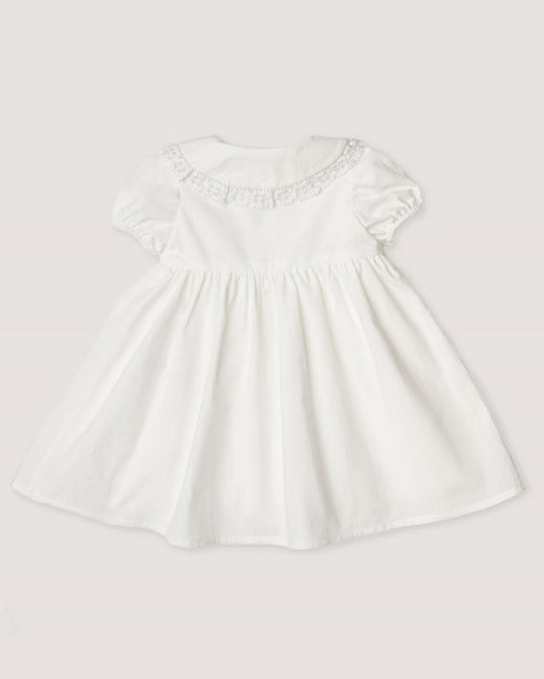 Rochie ceremonie din bumbac cu dantela