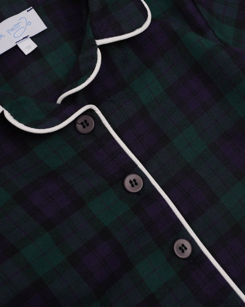 PIJAMA UNISEX CAROURI VERZI