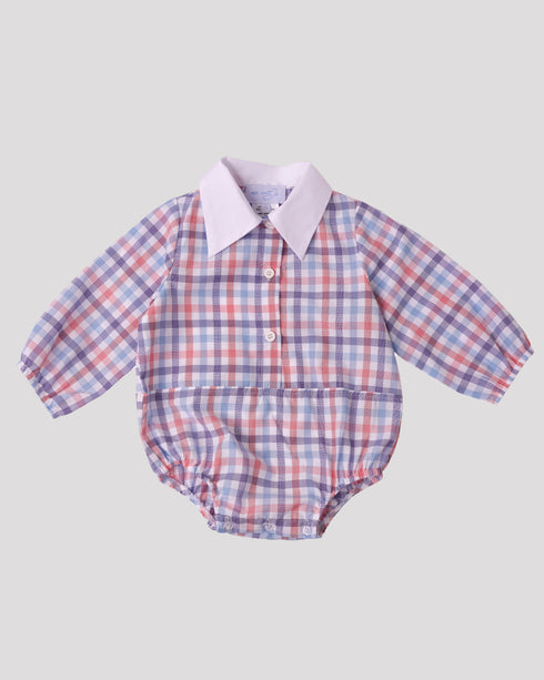 Body carouri albastre si guler alb