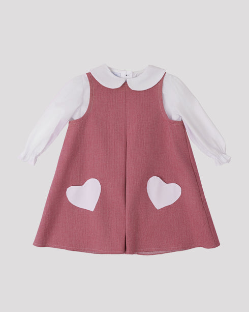 Compleu sarafan si camasa alba